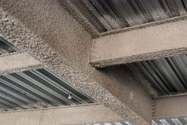 Mortero proyectado ignífugo. ¿Qué es? Uso y aplicaciones Yeso proyectado