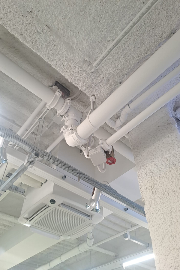 control mortero proyectado