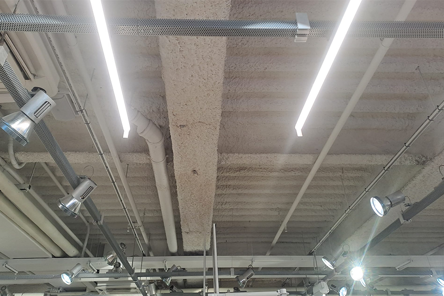 proyectado ignífugo